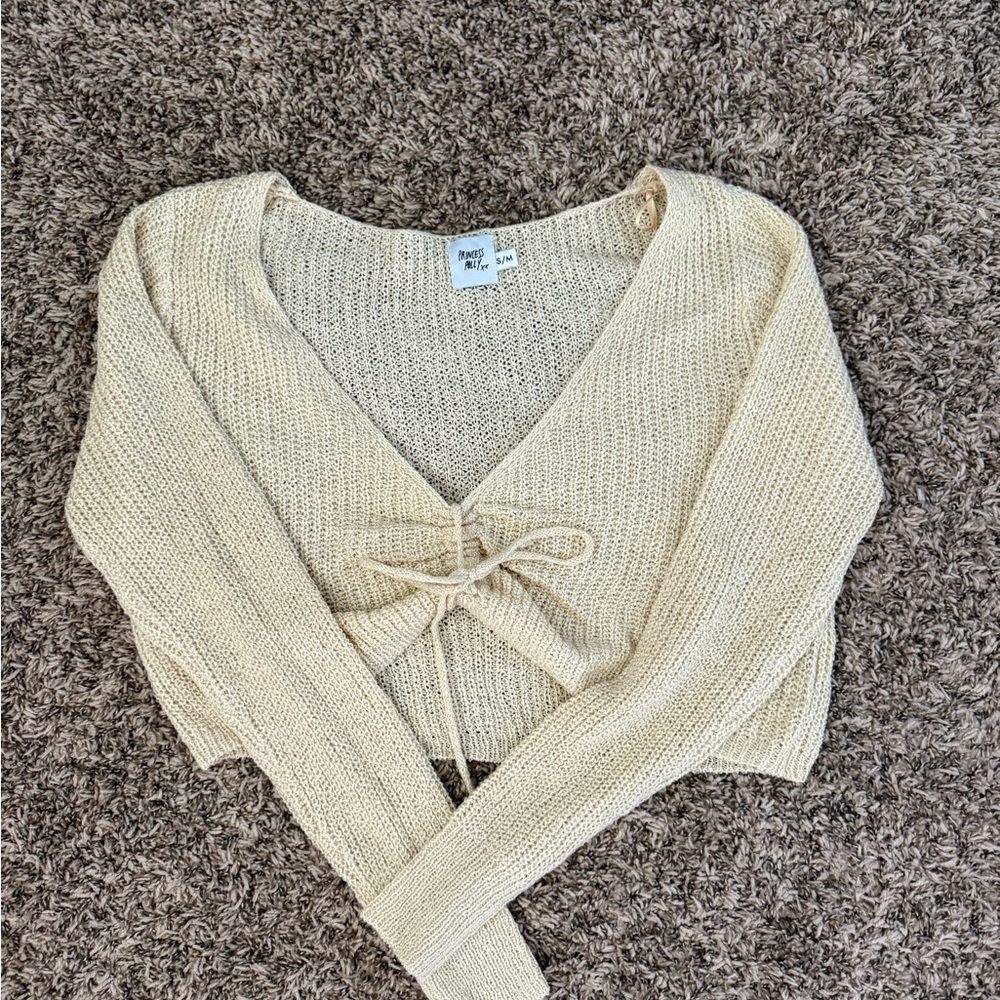 Princess Polly Beige Knit Sweater